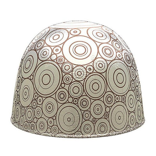 Papel Chumbo 10x9,6cm - Círculos Bege - 300 unidades - Regina - Rizzo Embalagens