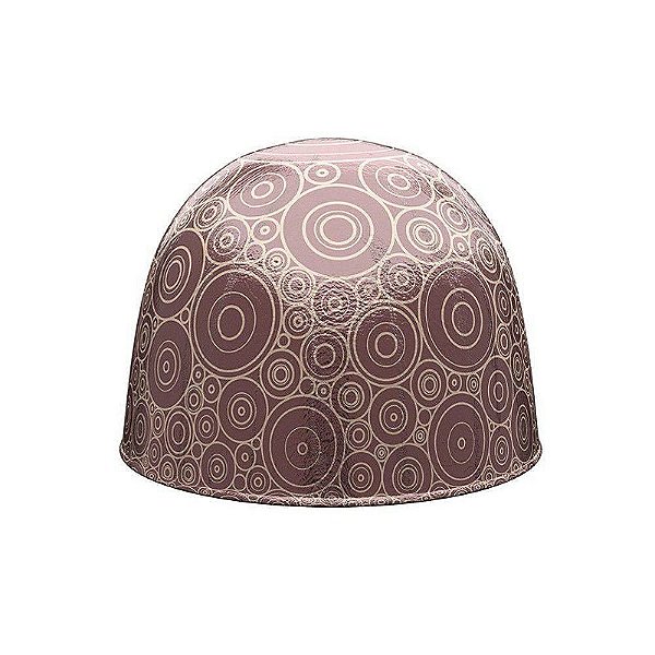 Papel Chumbo 10x9,6cm - Círculos Marrom - 300 unidades - Regina - Rizzo Embalagens