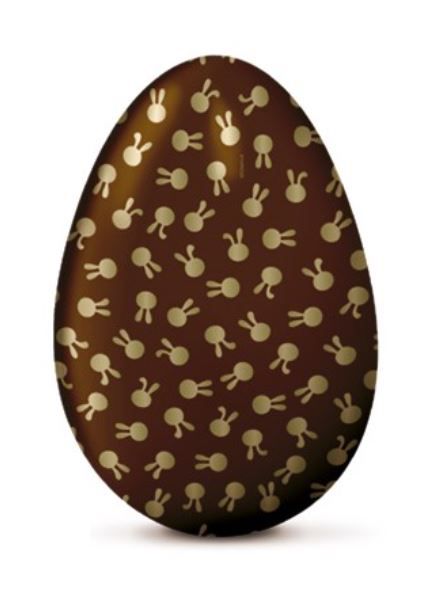 Papel Chumbo 10x9,7cm - Coelhinhos Marrom - 300 unidades - Cromus - Rizzo Embalagens