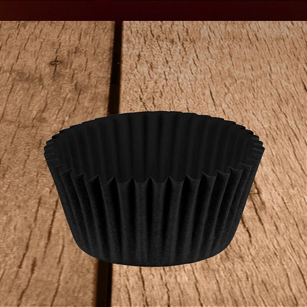 Forminha para Doces - Preto - Número 06 - 100 unidades - Regina - Rizzo