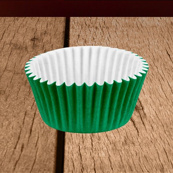 Forminha para Doces - Verde Escuro - Número 06 - 100 unidades - Regina - Rizzo