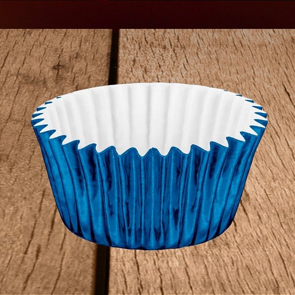 Forminha Laminada para Doces - Azul Royal - Número 05 - 50 unidades - Regina - Rizzo