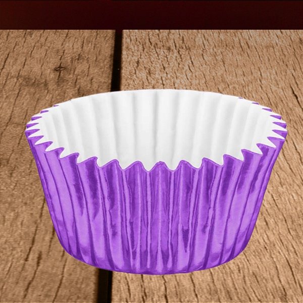 Forminha Laminada para Doces - Lilás - Número 04 - 50 unidades - Regina - Rizzo
