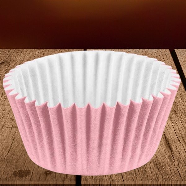 Forminha Para Cupcake Impermeável - Rosa Bebê - 5x3,5cm - 45 unidades - Regina - Rizzo