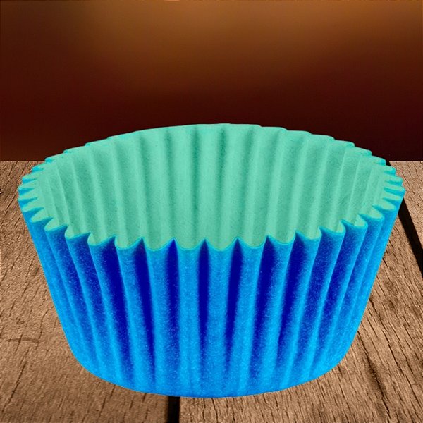 Forminha Para Cupcake Impermeável - Azul Royal - 5x3,5cm - 45 unidades - Regina - Rizzo