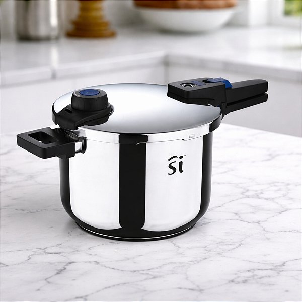Panela de Pressão em Inox - 9L - 1 unidade - Cromus - Rizzo