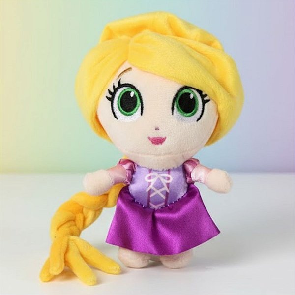 Brinquedo Squish Pelúcia - Rapunzel - 15cm - Disney Original - 1 unidade - Rizzo