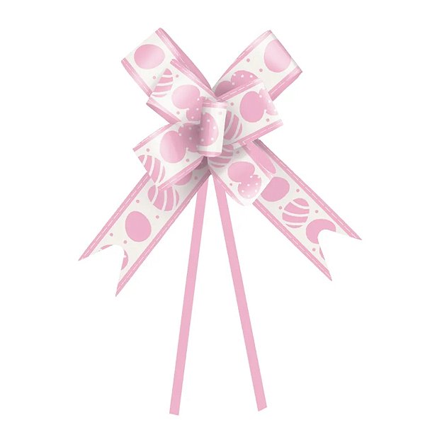 Laço Fácil - Páscoa Rainbow Rosa - 10 unidades - Cromus - Rizzo