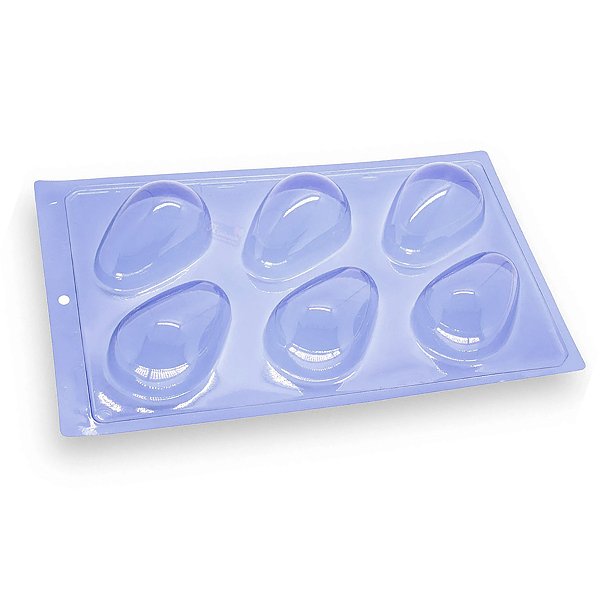 Forma de Acetato Simples - Ovo Liso 35g - Ref.503A - Crystal - Rizzo Confeitaria