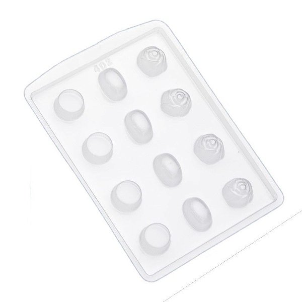 Forma de Acetato Simples - Docinhos - Ref.402 - Crystal