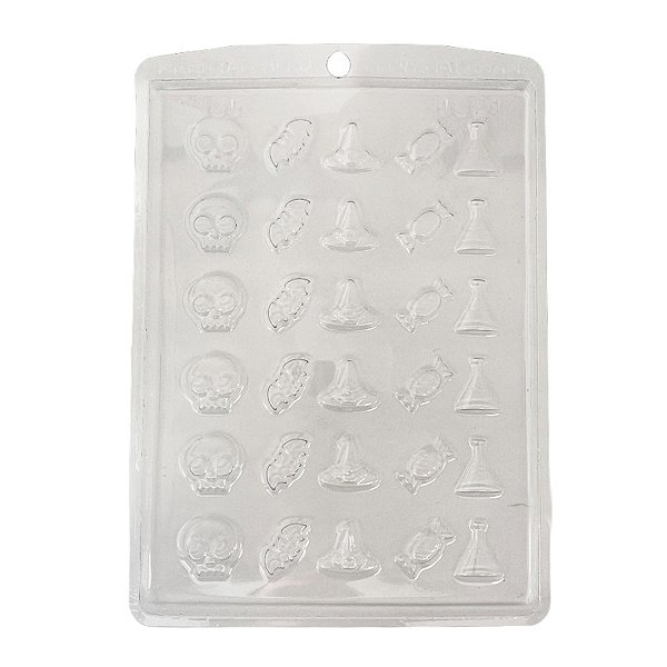 Forma de Acetato Simples - Aplique de Halloween - Ref.1221 - 2cm - 1 unidade - Crystal - Rizzo