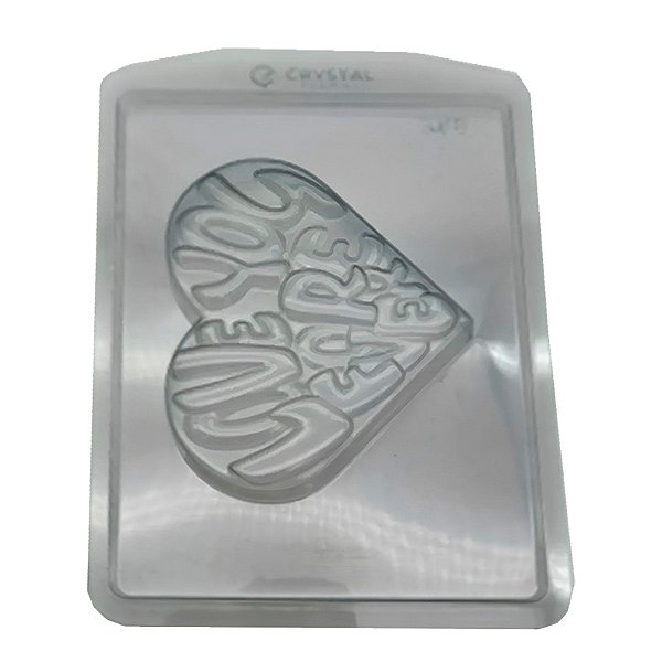 Forma de Acetato Especial - Love You Forever - Ref. FP253 - 1 unidade - Crystal - Rizzo