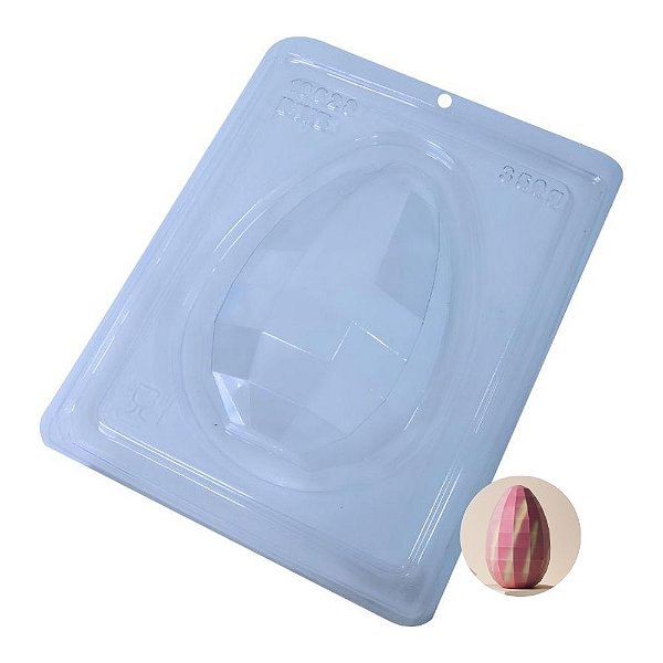 Forma de Acetato Especial - Ovo Mosaico 350g - Ref.10628 - 1 unidade - BWB - Rizzo
