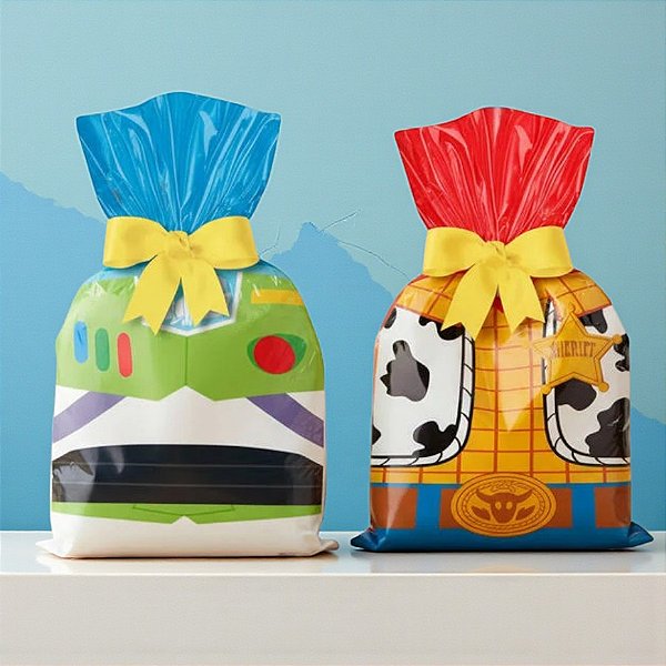 Sacola Plástica - Toy Story - Disney Original - 8 unidades - Regina - Rizzo