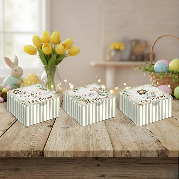 Caixa Para Brigadeiros - Ressurreição - 10 unidades - Cromus - Rizzo