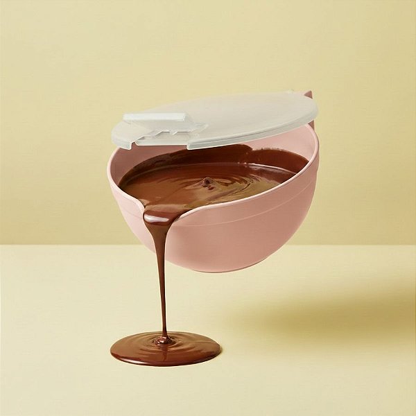 Panelinha Derretedeira com Tampa - Max Multiuso - Rosa Candy - 1,5L  - 1 unidade - BlueStar - Rizzo