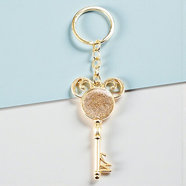 Chaveiro Metal - Mickey Mouse - Chave Pérola - 7cm - Disney Original - 1 unidade - Rizzo