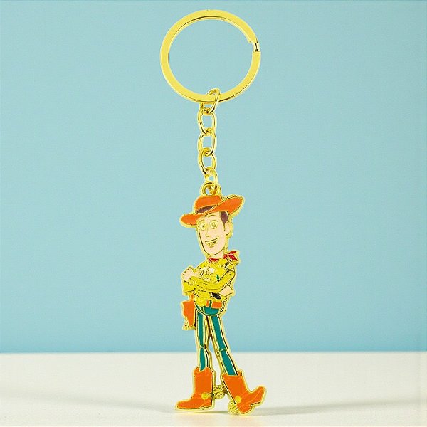 Chaveiro Metal - Woody - Toy Story - 6,5cm - Disney Original - 1 unidade - Rizzo