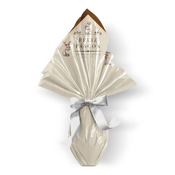 Saco Express 49x49cm Para Ovos de 750g a 1kg - Classique Bunny - 25 unidades - Cromus - Rizzo