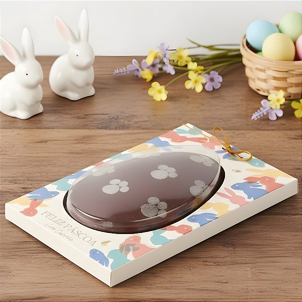 Caixa Para Ovo Tablete de 500g - Páscoa Pic Nic - G 20,5x13,5x3cm - 6 unidades - Cromus - Rizzo