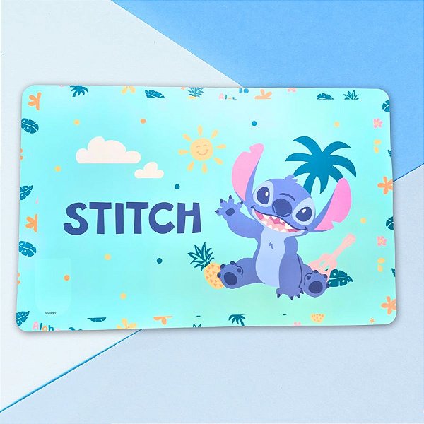 Jogo Americano - Stitch - 42x28cm - Disney Original - 1 unidade - Rizzo