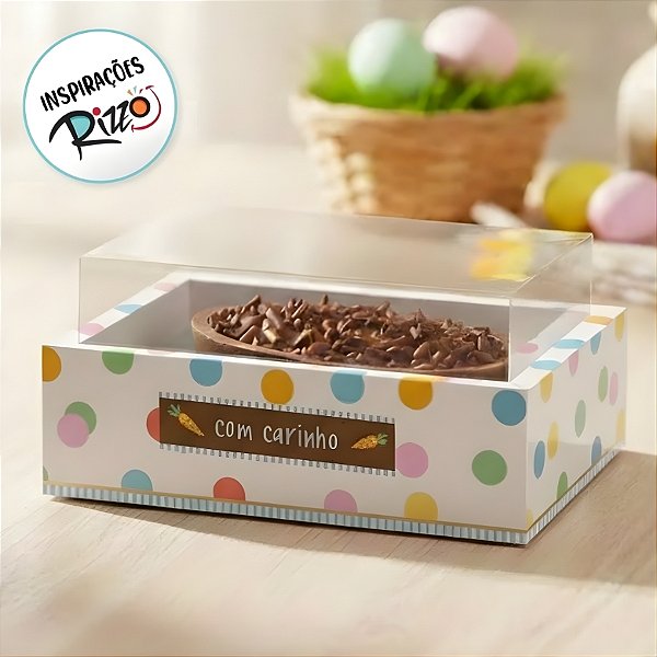 Caixa para Meio Ovo de 500g - Jump - 1 unidade - Cromus - Rizzo