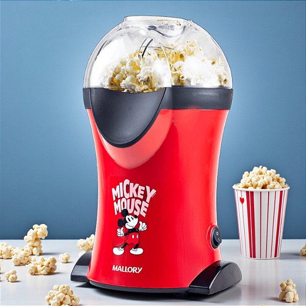 Pipoqueira Elétrica - Mickey Mouse - Vermelha - 127V - Disney Original - 1 unidade - Mallory - Rizzo