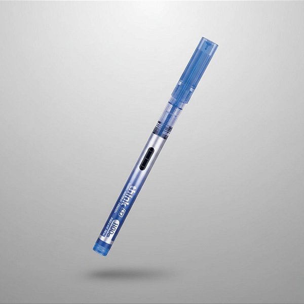 Caneta Roller Pen - Ponta Agulha 0,5mm - Azul - Caixa - 12 unidades - Deli - Rizzo