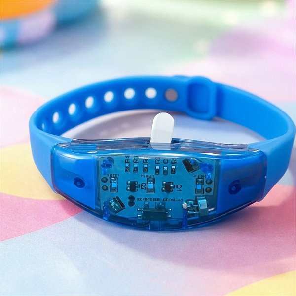 Pulseira Sensor de Movimento com Luz - Azul  - 1 unidade - Rizzo