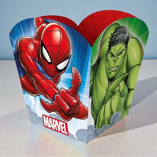 Cachepot de Papel - Vingadores - Disney Original - 4 unidades - Regina - Rizzo