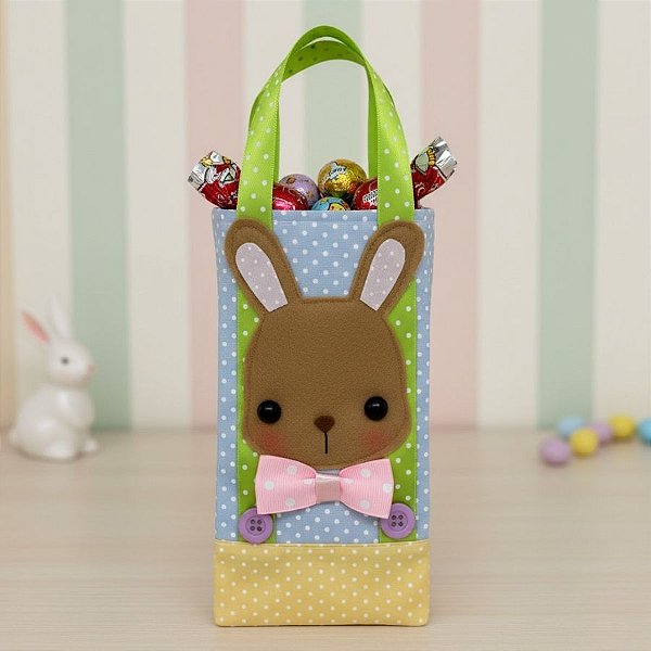 Bolsinha Pontilhada Coelho - Páscoa - 1 unidade - Rizzo