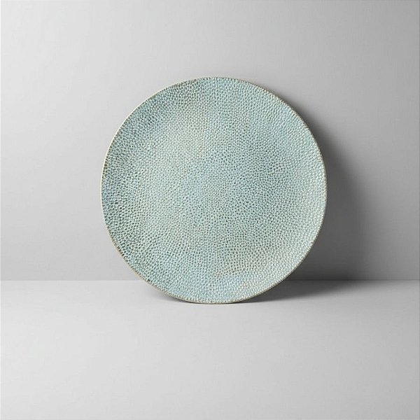 Sousplat Texturizado - Azul - 33cm - 1 unidade - Rizzo