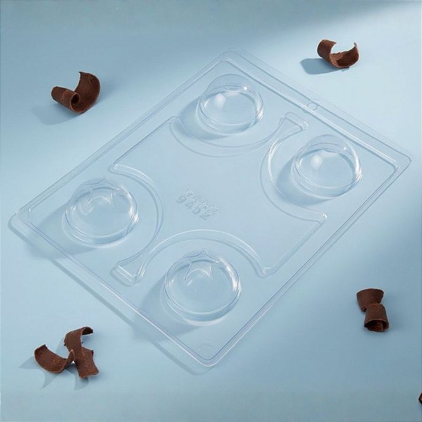 Forma de Acetato Especial - Esfera com Estrela - Ref. R9452 - 1 unidade - BWB - Rizzo