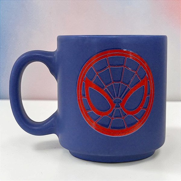 Mini Caneca de Cerâmica Tina - Homem Aranha - 100ml - Disney Original - 1 unidade - Zonacriativa - Rizzo