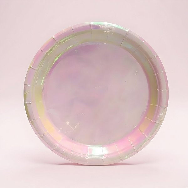 Prato de Papel - Furta Cor - 18x18cm - 10 unidades - Rizzo