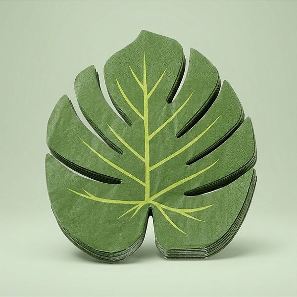 Guardanapo de Papel - Folha Tropical - 15x16,5cm - 20 unidades - Rizzo