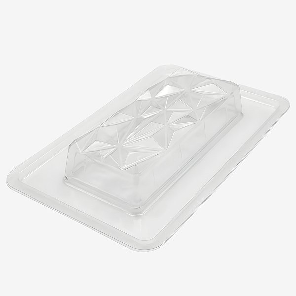 Forma de Acetato Especial - Tablet Diamantado - Ref. FP140 - 1 unidade - Crystal - Rizzo