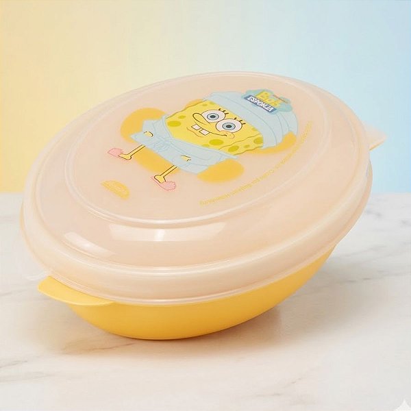 Saboneteira de Plástico - Bob Esponja - 180ml - 1 unidade - Plasútil - Rizzo