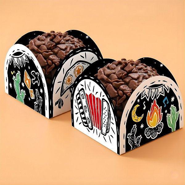 Porta Forminha - Cordel de São João - 3,5x2,5x3,5cm - 50 unidades - Regina - Rizzo