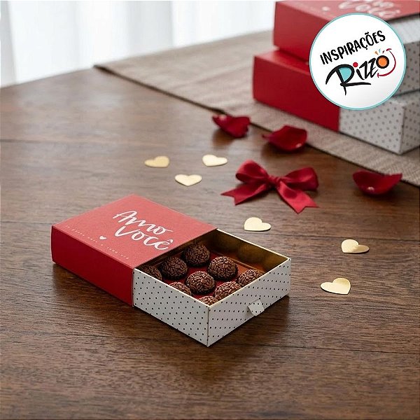 Caixa Luva para 9 Docinhos - Sintonia - G - 10 unidades - Cromus - Rizzo