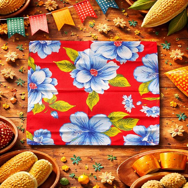 Guardanapo Chita Vermelho - 40cm - 1 unidade - Rizzo