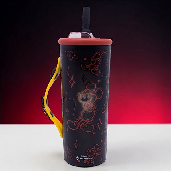 Copo Térmico Charms - Mickey Mouse - 600ml - Disney Original - 1 unidade - Zonacriativa - Rizzo