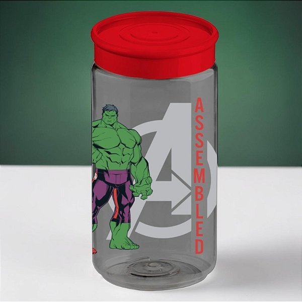 Pote de Plástico Organizador - Vingadores - 350ml - 1 unidade - Disney Original - Rizzo