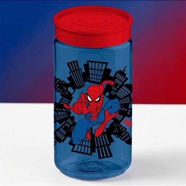 Pote de Plástico Organizador - Homem Aranha - 350ml - 1 unidade - Disney Original - Rizzo