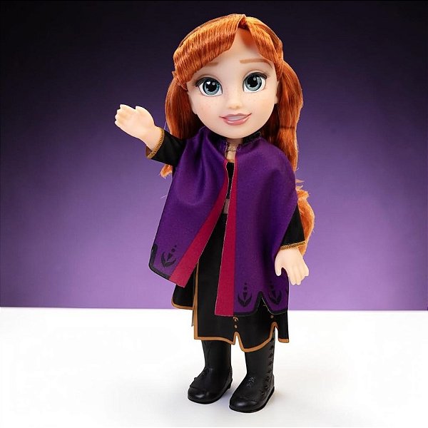 Boneca Articulada - Anna - Frozen - 38cm - Disney Original - 1 unidade - Multilaser - Rizzo