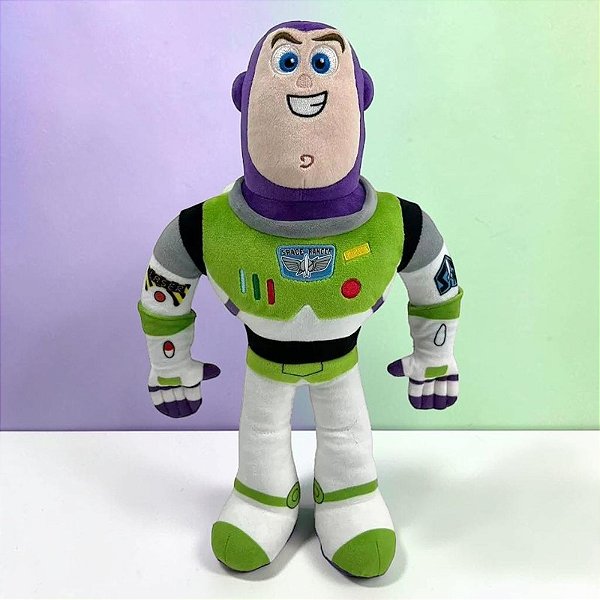Pelúcia Buzz Lightyear - Toy Story - 30cm - Disney Original - 1 unidade - Fun - Rizzo