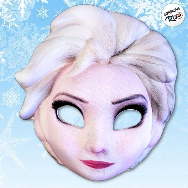 Máscara de EVA - Elsa - Frozen 2 - 1 unidade - Disney Original - Rizzo