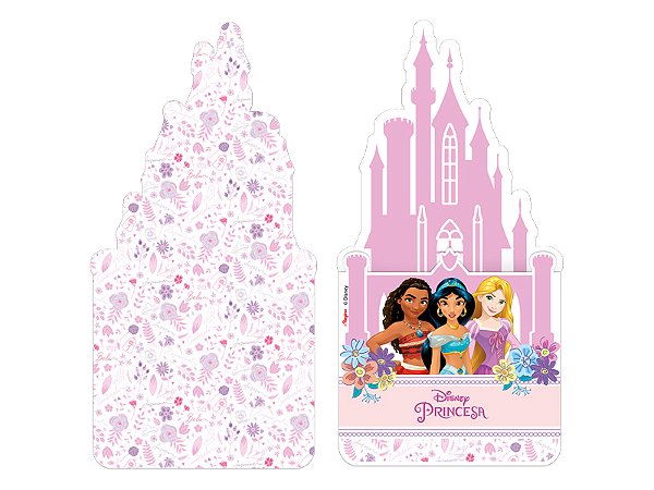 Porta Talher Festa Disney Princesas - 08 Unidades - Disney Original - Rizzo