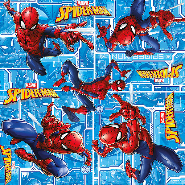 Folha para Ovos de Páscoa Homem Aranha Tech 69x89cm - 5 unidades - Páscoa Cromus - Rizzo Embalagens