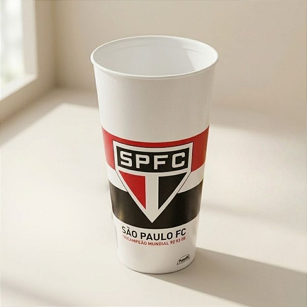 Copo de Plástico -  São Paulo - Branco - 700mL - 1 unidade - Plasútil - Rizzo